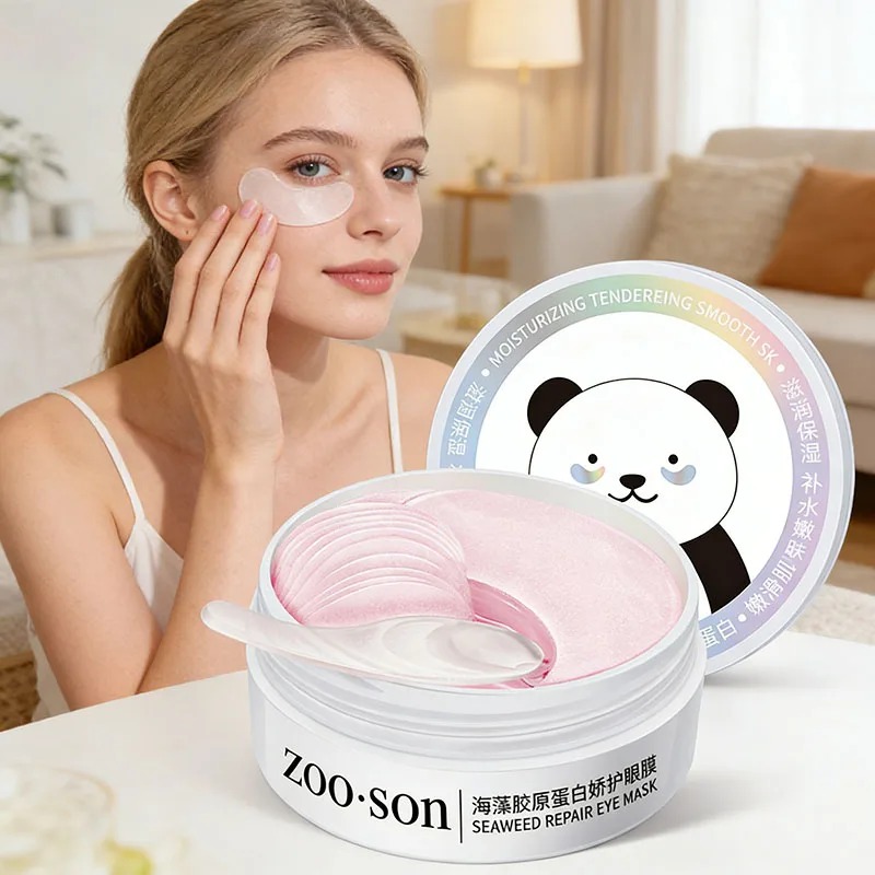 Sheet Mask Collagen - 60 Stuks Goud Kristal Collageen Oogmasker